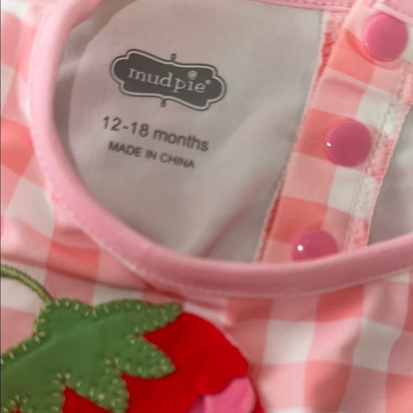 Toddler Strawberry Swimsuit Set - Picture 10 of 10